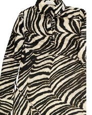 cheetah printed long silk