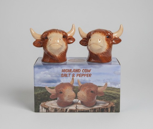 Highland cow set ceramic - cow, 2