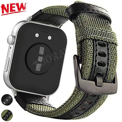 Nylon leather watch strap - strap, band