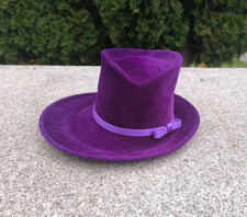 Philip Treacy Purple Velour