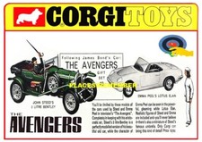 Corgi toys the avengers green - corgi,