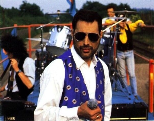 Freddie mercury unsigned x - unsigned, 10"