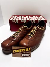 VTG Dexter Bowling Brown Shoes Size 9M Women New Leather Made In America Retro