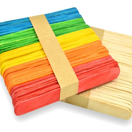 100 lollipop sticks colour - sticks, /