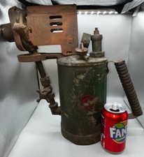 X LARGE BRASS MONITOR BLOWTORCH  BLOW LAMP NO 52 PARAFFIN RARE VINTAGE ORIGINAL