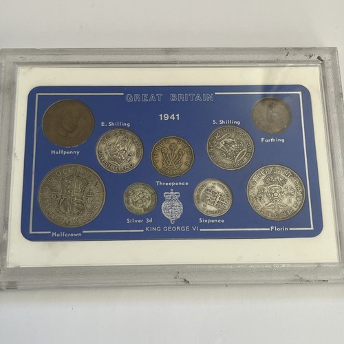 Royal mint 1941 coin set - mint,