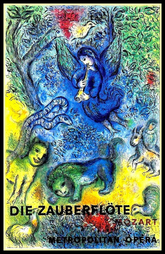 Marc chagall die zauberflöte - chagall,