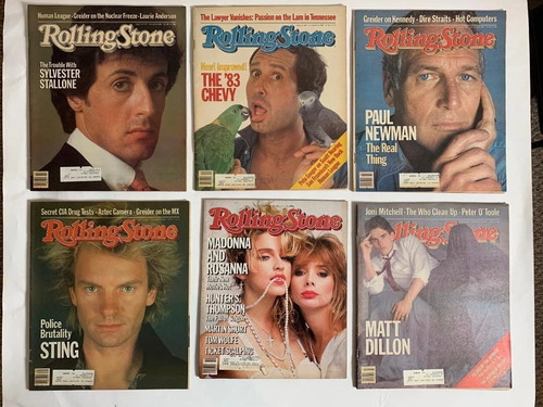 Vintage rolling stone - rolling,