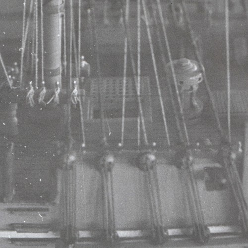 C1950s sailing ship model - sailing,