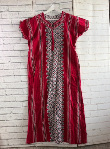 Kaftan dress red multicolour - dress,