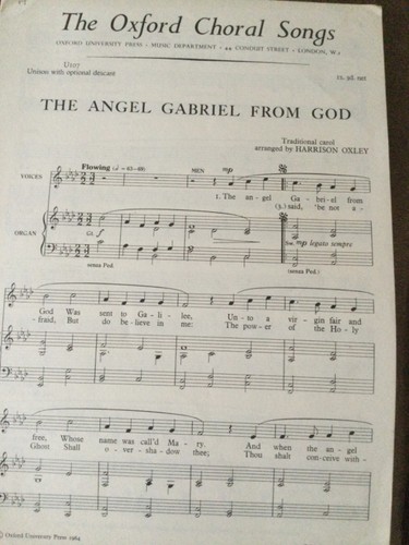 Sheet music the - music, gabriel