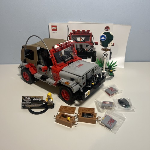 Lego jurassic park jeep - lego,
