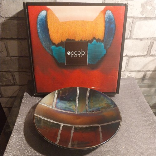 Poole pottery alchemy charger - pottery,