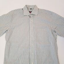 Eterna Shirt Swiss Cotton Mens short sleeve Modern Fit UK15.5 Euro39 non iron