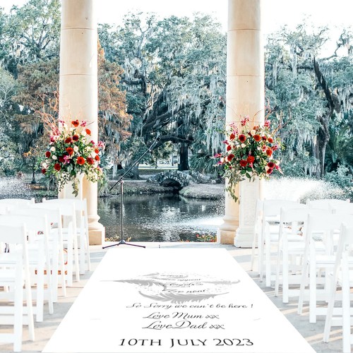 Personalised wedding aisle - personalised,