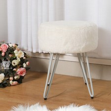 White Round Velvet Dressing