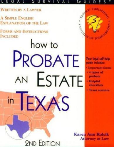 How probate estate in - an,
