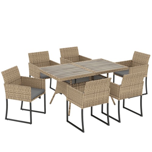 Piece rattan garden - 7,