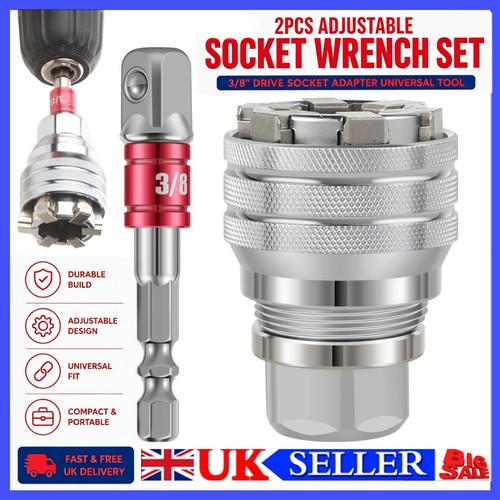 Universal adjustable socket - 2x,
