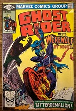 Ghost Rider 55. Guest-starring Werewolf by Night. Marvel 1981.