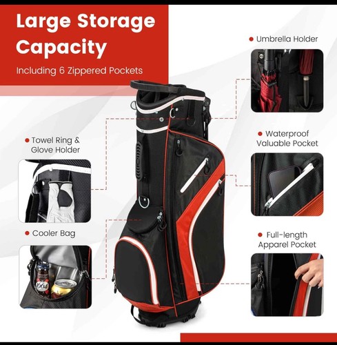 Stand bag golf club - bag, men