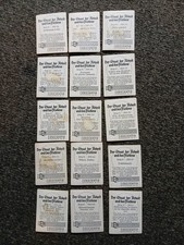 15 Old German Cigerette Cards