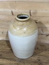 Large antique stoneware jar - antique,