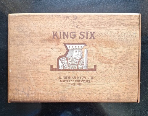 King six wooden cigar - king,