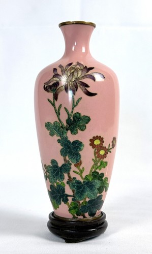 Japanese meiji cloisonné vase - japanese,
