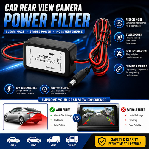 12v car rear view - car,