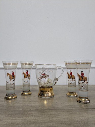Vintage fox hunting scene x - hunting,