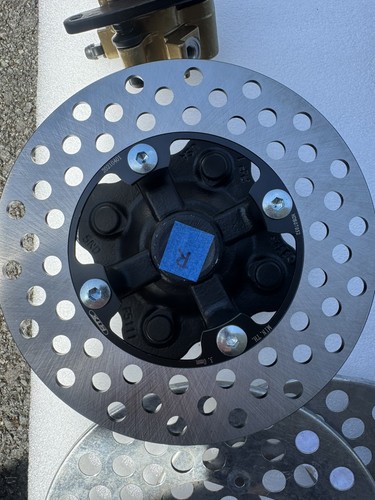 Set front brake disc - set,