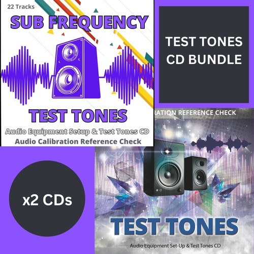 Test tone disc set audio - cd,