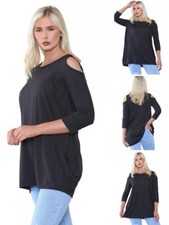 WOMENS RIBBED CASUAL COLD CUT