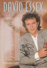 David Essex HAND SIGNED Tour