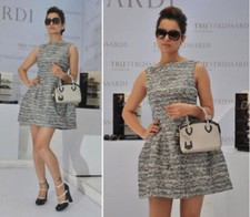 ZARA Silver Jacquard Sleeveless Tulip Party Mini Dress Size M 8-10 Bloggers