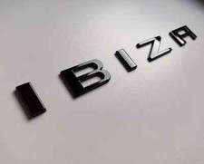 Gloss Black Metal Rear Badge