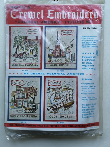 Bucilla crewel embroidery - bucilla,