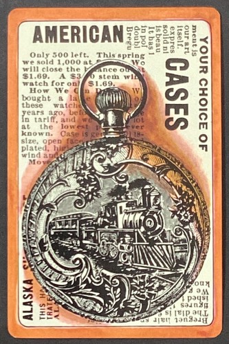 Pocket watch train american - watch,