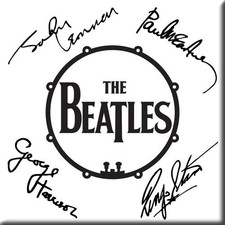 The Beatles Signed Drum 75mm x