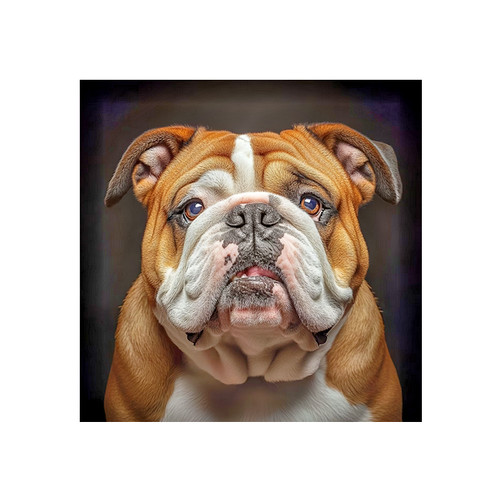 Brown dog bulldog - brown,
