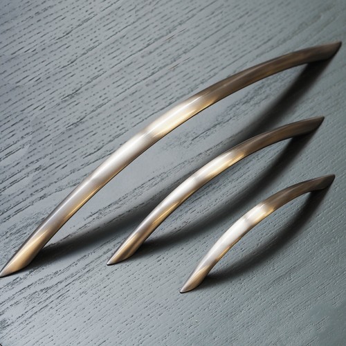 Nickel kitchen cupboard handle - nickel,