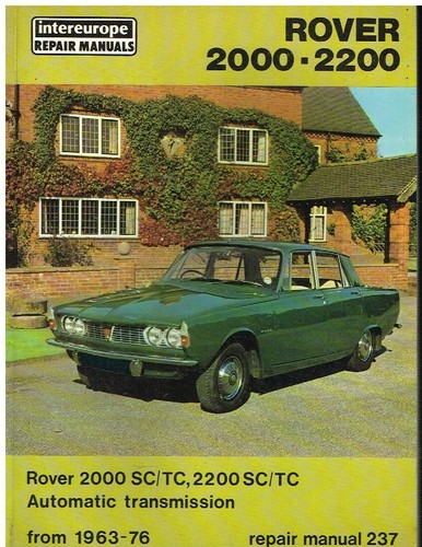 Rover 2000 2200 saloon - p6,