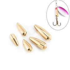10/20pcs Spinner Lure Body Fly Fishing Making Part Brass 3.5g 5g 8.5g 12.5g 