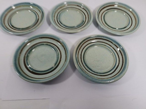 Arch pottery ives - ives., blue