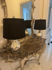 2 Silver Black Light Shades