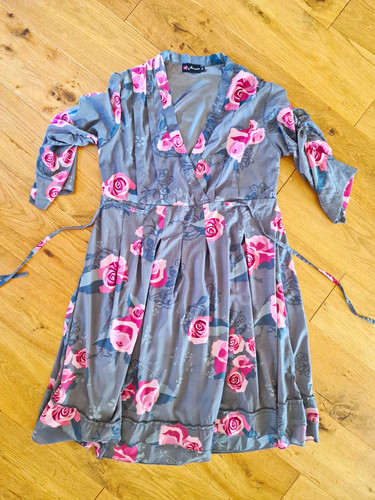 Amari line rose floral - a-line,