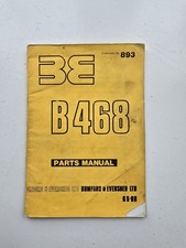 BOMFORD B468 HEDGECUTTER PARTS CATALOGUE