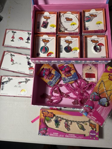 Dreamworks trolls jewelry lot - dreamworks,