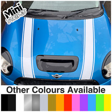 MINI ONE COOPER BONNET STRIPES